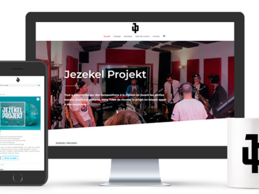 Jezekel Projekt – Site internet