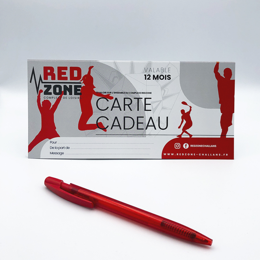 Carte cadeau Redzone Challans
