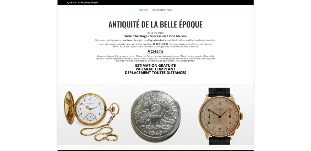 Antiquité de la Belle époque